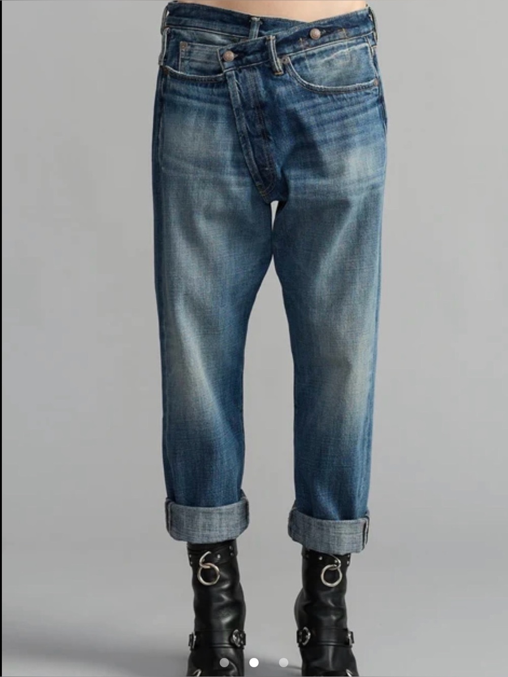 R13 CROSSOVER JEAN Sanford Blue size 30